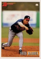 1993 Bowman #550 Greg Maddux Baseball Card