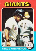 1975 Topps Mini #483 Steve Ontiveros Baseball Card
