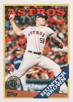 2023 Topps 1988 Topps Baseball #2T8813 Hunter Brown Series 2 Baseball Card