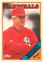 1988 Topps Tiffany #744 Whitey Herzog Baseball Card
