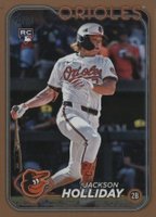2024 Topps Update #US50 Jackson Holliday Gold Baseball Card