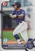 2022 Bowman 1st Edition #BPPF46 Warming Bernabel Baseball Card