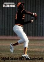 1993 Bleachers Promo # Barry Bonds Throwing Baseball Card