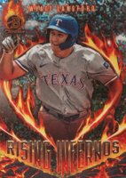 2024 Bowman Rising Infernos #RI13 Wyatt Langford Mini Diamond Baseball Card