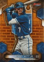 2023 Bowman's Best #6 Bobby Witt Jr. Gold Refractor Baseball Card