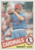 1985 Topps #499 Danny Cox Baseball Card