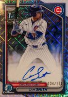 2024 Bowman Draft Chrome Prospect Autographs #CPACS Cam Smith Hta Choice Baseball Card