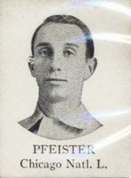 1909 Colgan's Chips Square Proofs # Jake Pfiester Baseball Card