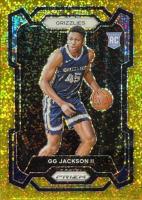 2023 Panini Prizm #179 GG Jackson II Gold Sparkle Basketball Card