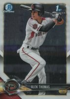 2018 Bowman Draft #BDC155 Alek Thomas Chrome Baseball Card