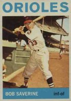 1964 Topps #221 Bob Saverine Baseball Card