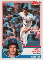 1983 Topps #575 Neil Allen Baseball Card