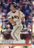 2019 Topps Chrome Sapphire Edition #157 Buster Posey Baseball Card