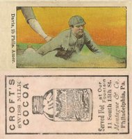 1909 Croft's Cocoa # Harry Davis Baseball Card