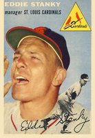 1954 Topps #38 Eddie Stanky Baseball Card