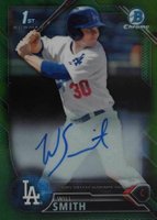 2016 Bowman Draft Chrome Draft Picks Autographs #CDAWS Will Smith Green Refractor Baseball Card