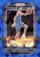 2022 Panini Prizm #266 Chet Holmgren Blue Ice Basketball Card