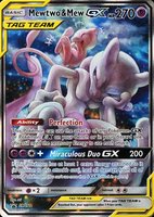 2019 Pokemon SM Black Star Promo #SM191 Full Art/Mewtwo & Mew GX Power Partnership Tins TCG Card