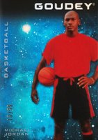 2021 Goodwin Champions Goudey Platinum #G1 Michael Jordan Cosmic Basketball Card