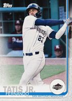 2019 Topps Pro Debut #25 Fernando Tatis Jr. Batting Baseball Card