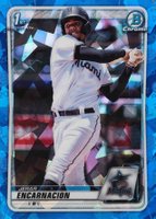2020 Bowman Chrome Sapphire Edition #BCP96 Jerar Encarnacion Baseball Card