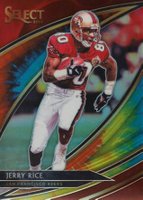 2019 Panini Select #269 Jerry Rice Tie-Dye Prizm Football Card
