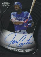 2022 Topps Chrome Black Autographs #JC Joe Carter Baseball Card