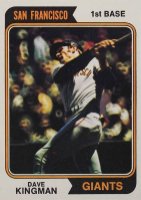 1974 Topps #610 Dave Kingman Baseball Card