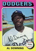 1975 Topps #498 Al Downing Baseball Card
