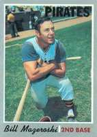 1970 Topps #440 Bill Mazeroski Baseball Card