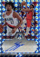 2022 Panini Mosaic Collage Autographs Mosaic #CMSHA Shaedon Sharpe Basketball Card