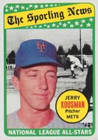 1969 Topps #434 Jerry Koosman All-Star Baseball Card