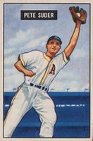 1951 Bowman #154 Pete Suder Baseball Card