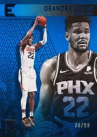 2018 Panini Chronicles #204 DeAndre Ayton Blue Basketball Card