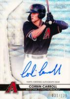 2020 Bowman Sterling Prospect Autographs #CC Corbin Carroll Wave Refractor Baseball Card