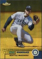 1999 Finest #85 Alex Rodriguez Gold Refractor Baseball Card
