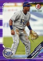 2019 Bowman Draft #BD93 Wander Franco Purple Baseball Card