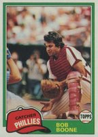 1981 Topps #290 Bob Boone Double print Baseball Card