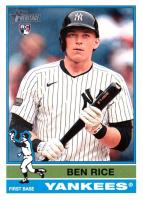 2025 Topps Heritage #406 Ben Rice Baseball Card