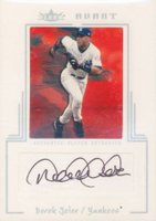 2003 Fleer Avant Autograph #AACDJ Derek Jeter Silver Baseball Card