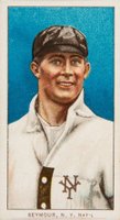 1909 White Borders Piedmont Factory 42 #435 Cy Seymour Portrait Baseball Card