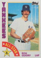 1984 Topps #406 Ron Guidry Baseball Card