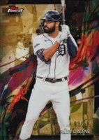 2024 Topps Finest #58 Riley Greene Gold Refractor Baseball Card