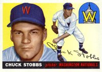 1955 Topps #41 Chuck Stobbs Baseball Card