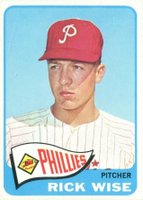 1965 Topps #322 Rick Wise Baseball Card