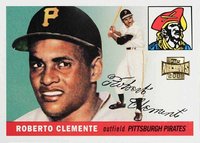 2001 Topps Archives Reprint #319 Roberto Clemente 1955 Reprint Baseball Card