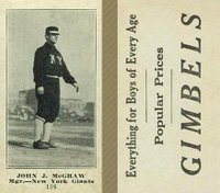 1916 Gimbels #116 John J. McGraw Baseball Card