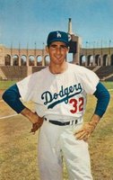1960 L.A. Dodgers Postcards # Sandy Koufax Baseball Card
