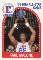 1989 Hoops #116 Karl Malone Basketball Card