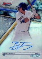 2018 Bowman's Best Best of 2018 Autographs #B18BT Brice Turang Refractor Baseball Card